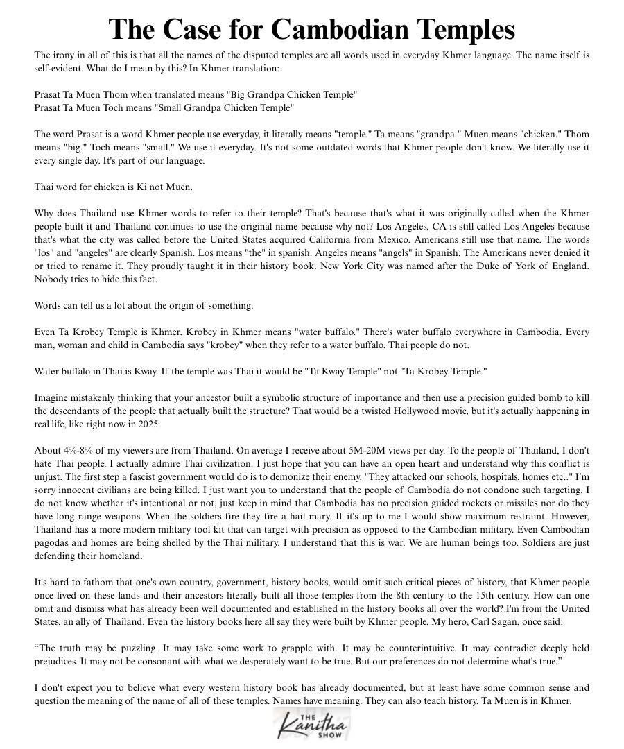 The Case for Cambodian Temples